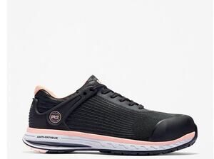 Women's Timberland PRO® Drivetrain Comp-Toe Work Sneaker Size 9.5 Black Pink